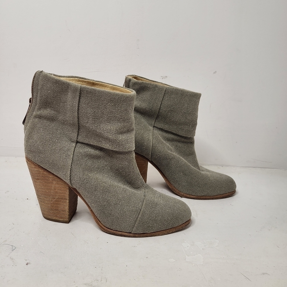 Rag & Bone Newbury Canvas Ankle Boot Size 9 - Picture 7 of 9